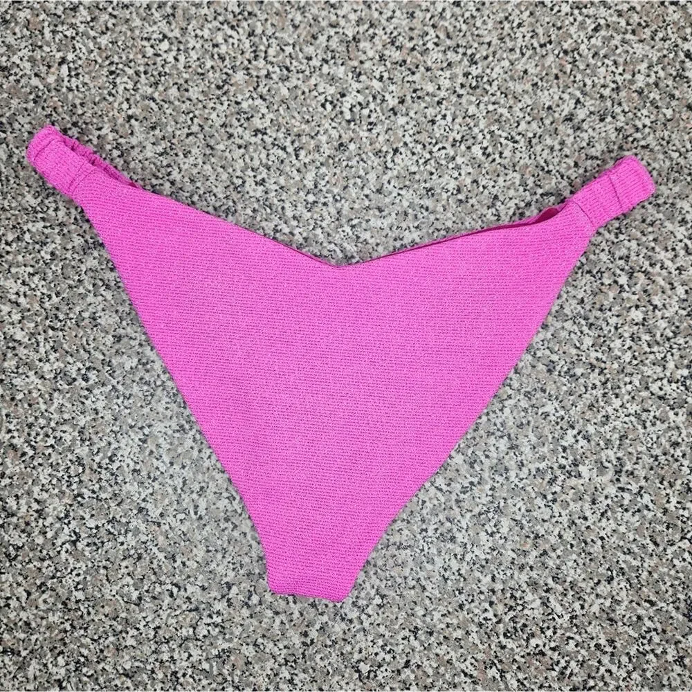 Beach Riot Phoebe High Cut Pink Bikini Bottom NWT
